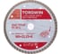 Диск алмазный отрезной TORGWIN сплошной турбо-волна по стройматериалам 180x22.2/10x2.2 мм Hot press Standard T1742814 1