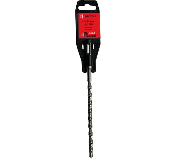 Бур по бетону SAMGRUPP SDS-plus 6x210 PIRANHA QUADRO SAMC-008406210