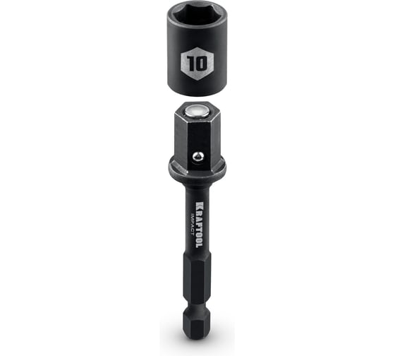Бита с торцовой головкой KRAFTOOL Clean “Nut driver” 10 мм 26371-10
