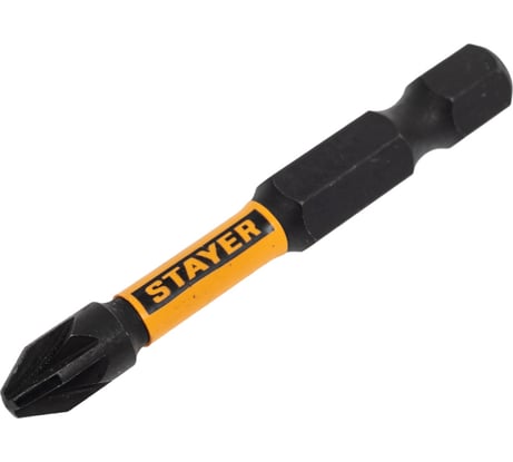 Торсионные биты Stayer PZ2, 50 мм, 5 шт HERCULES 26233-2-50-5