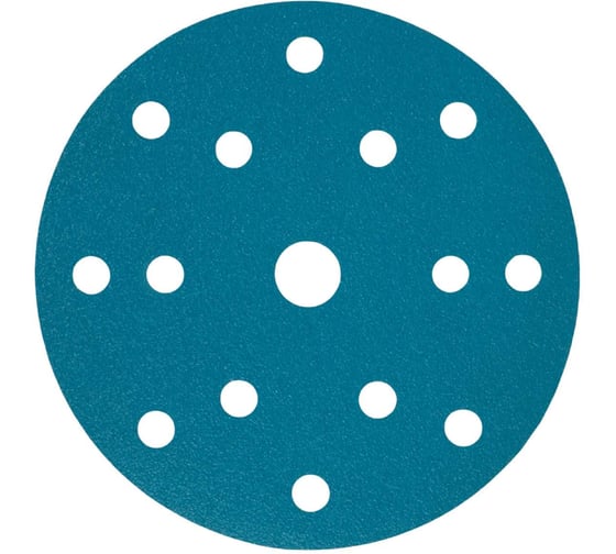 Диск Hanko BF353 Blue Film 150 мм, 15 отв., Р80, 100 шт BF353.150.15.0080 1