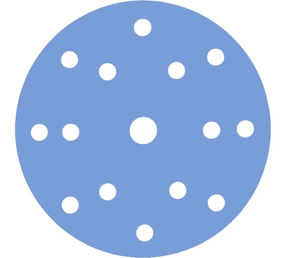 Диск Hanko BF353 Blue Film 150 мм, 15 отв., Р150, 100 шт BF353.150.15.0150 1