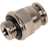 Фитинг 6 мм с наружной металлической резьбой G1/8" CDC Pneumatics BPC 06G01