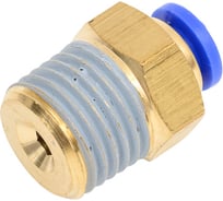 Фитинг 4 мм с наружной металлической резьбой R1/4" CDC Pneumatics PC 0402