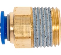 Фитинг 10 мм с наружной металлической резьбой R1/2" CDC Pneumatics PC 1004