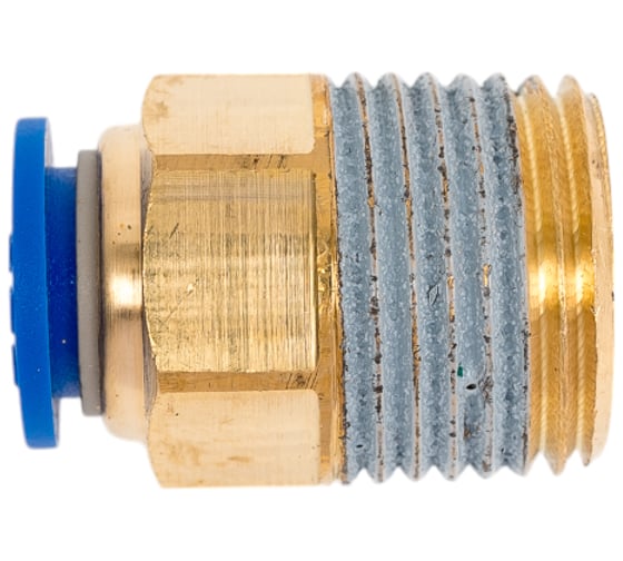 Фитинг 10 мм с наружной металлической резьбой R1/2" CDC Pneumatics PC 1004 1