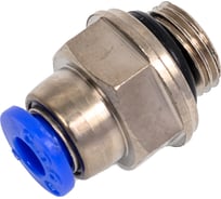 Фитинг 4 мм с наружной металлической резьбой G1/8" CDC Pneumatics PC 04G01
