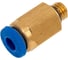 Фитинг 4 мм с наружной металлической резьбой M6 CDC Pneumatics PC 04M6 4