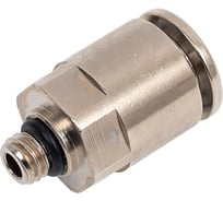 Фитинг 6 мм с наружной металлической резьбой M5 CDC Pneumatics BPC 06M5