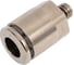 Фитинг 6 мм с наружной металлической резьбой M5 CDC Pneumatics BPC 06M5 2