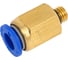 Фитинг 6 мм с наружной металлической резьбой M6 CDC Pneumatics PC 06M6 4