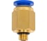 Фитинг 6 мм с наружной металлической резьбой M6 CDC Pneumatics PC 06M6 5