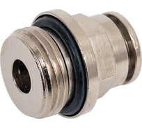 Фитинг 8 мм с наружной металлической резьбой G3/8" CDC Pneumatics BPC 08G03