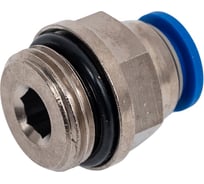 Фитинг 8 мм с наружной металлической резьбой G3/8" CDC Pneumatics PC 08G03