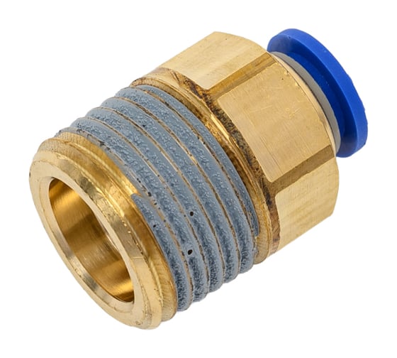 Фитинг 8 мм с наружной металлической резьбой R1/2" CDC Pneumatics PC 0804 1