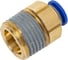Фитинг 8 мм с наружной металлической резьбой R1/2" CDC Pneumatics PC 0804 1