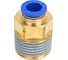 Фитинг 8 мм с наружной металлической резьбой R1/2" CDC Pneumatics PC 0804 3