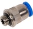 Фитинг 8 мм с наружной металлической резьбой G1/8" CDC Pneumatics PC 08G01 1