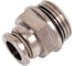 Фитинг 10 мм с наружной металлической резьбой G1/2" CDC Pneumatics BPC 10G04 3