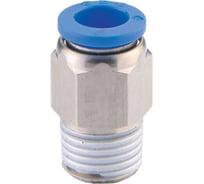 Фитинг 10 мм с наружной металлической резьбой R1/4" CDC Pneumatics PC 1002