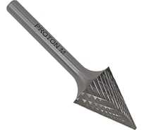 Борфреза твердосплавная коническая PROTON 30° d20х6х25х45R, тип M, (D 20 хв.6) УТ-00001157