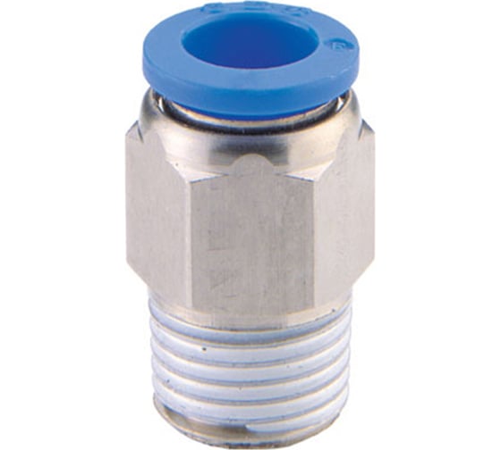 Фитинг 12 мм с наружной металлической резьбой R1/2" CDC Pneumatics PC 1204