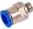 Фитинг 12 мм с наружной металлической резьбой M12 CDC Pneumatics PC 12M12 4