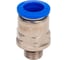 Фитинг 12 мм с наружной металлической резьбой M12 CDC Pneumatics PC 12M12 5