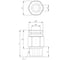 Фитинг 14 мм с наружной металлической резьбой R3/8" CDC Pneumatics PC 1403 2
