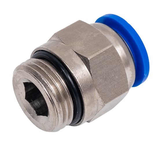 Фитинг 14 мм с наружной металлической резьбой G1/2" CDC Pneumatics PC 14G04 1