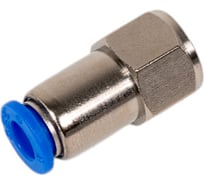 Фитинг 6 мм с внутренней металлической резьбой G3/8" CDC Pneumatics PCF 06G03