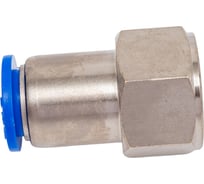 Фитинг 12 мм с внутренней металлической резьбой G1/2" CDC Pneumatics PCF 12G04