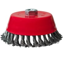 Щетка для УШМ WELDESTAR 150 мм, М14, чашка крученая проволока WS WSZH150M14TS201