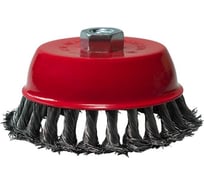 Щетка для УШМ WELDESTAR 125 мм, М14, чашка крученая проволока WS WSZH125M14TS281