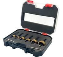 Набор цилиндрических HSS коронок по металлу (16-18-20-22-25-30) 6шт/упаковка Skole (K17) K17-1630-6 K17-6PC