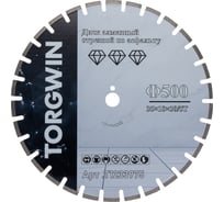 Диск алмазный отрезной сегментный TORGWIN асфальт и ж/б 500x12x30(25.4) ПРОФ.Увеличенный ресурс Серия TG-Pro T1233975