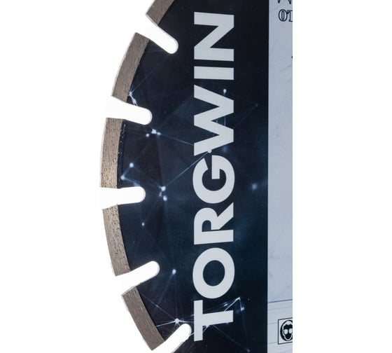 Диск алмазный отрезной TORGWIN сегментный асфальт и ж/б 350x12x25.4 ПРОФ.Увеличенный ресурс Серия TG-Pro T1344569