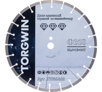Диск алмазный отрезной TORGWIN сегмент по железобетону и камню 350x25.4/12x3.4мм TGS-PRO Industrial T1936463