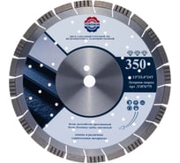 Диск алмазный TORGWIN отрезной сегмент железобетон и камень Серия TGS Pro-laser 350х25.4/13х3.4мм. Professional Industrial T1876775