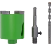 Коронка алмазная TORGWIN M16 сухой рез по бетону лазерная пайка 72 мм T1970140