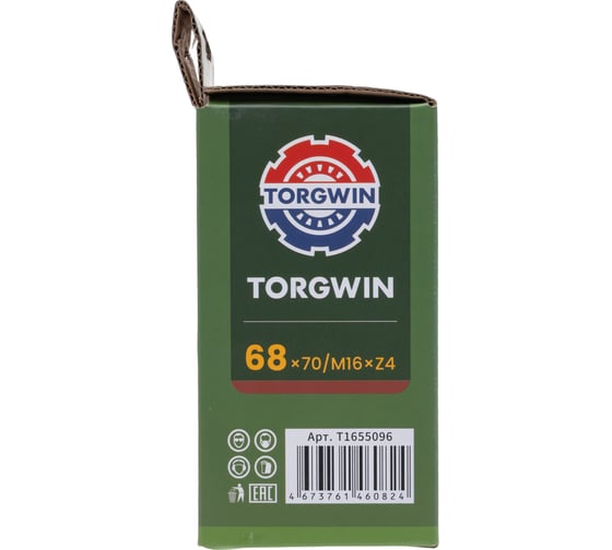 Коронка алмазная TORGWIN M16 сухой рез по бетону лазерная пайка 68 мм T1655096