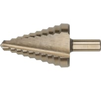 Сверло ступенчатое FIT HSS Co5% (Р6М5К5) по металлу, 10 ступеней, 9-36 мм 36393