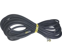 Шланг Andycar 18 метров пневматический прямой резиновый с фитингами барашек штуцер с клап D6мм 10 атм HP-1800