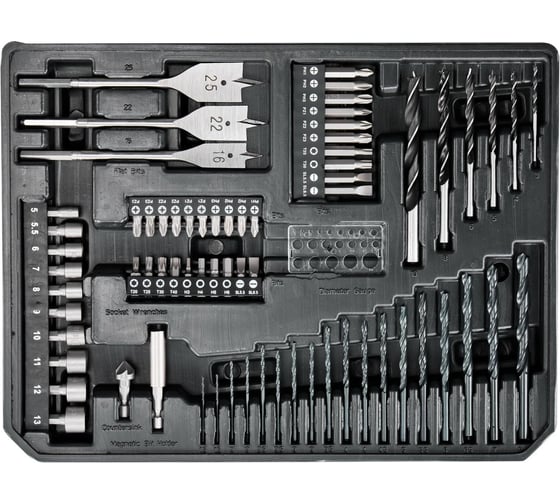 Набор насадок Makita Makpac 70 предметов E-24907