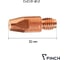 Наконечник циркониевый FINCH М8, 30 мм, d=1.2, CuCrZr, 10шт 4631177968402 2