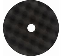 Круг полировочный TILFLEX с отверстием, волнистый 150 мм черный ультра мягкий толщина 25 мм TL75