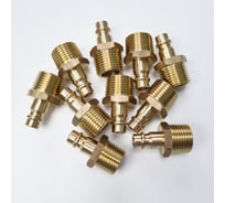 Штуцер быстроразъёмный латунный БРС НР 1/2", 10 шт Профитт 9276416