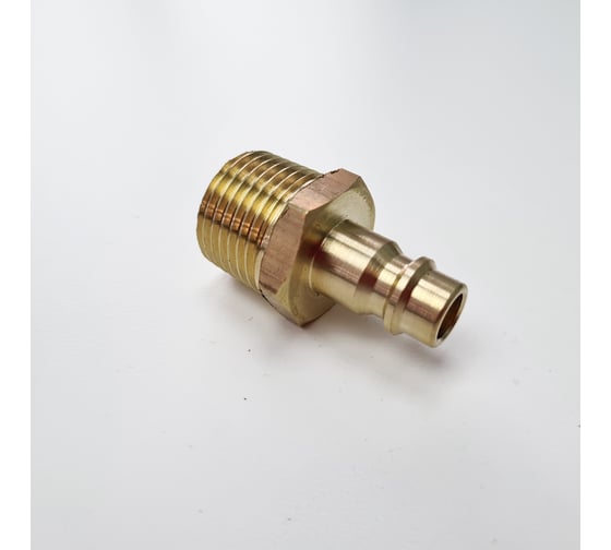 Штуцер быстроразъёмный латунный БРС НР 1/2", 10 шт Профитт 9276416