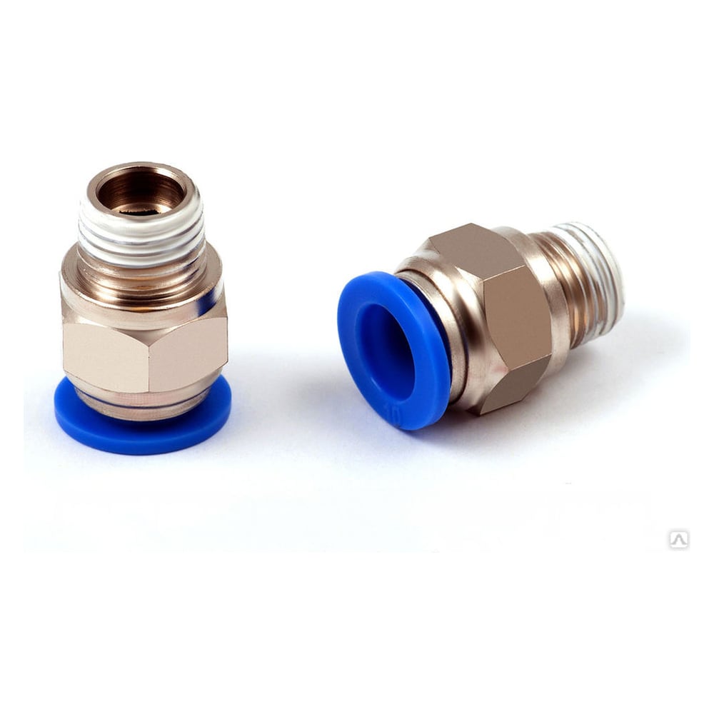 Фитинг цанговый прямой металлический 12 мм, M1/4" Pegas pneumatic 5206 ...