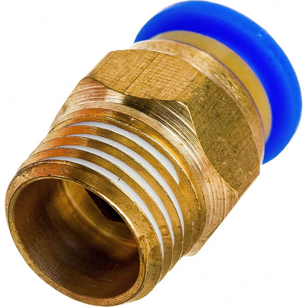 Фитинг цанговый прямой металлический 8 мм, M1/4 Pegas pneumatic 5202 ...